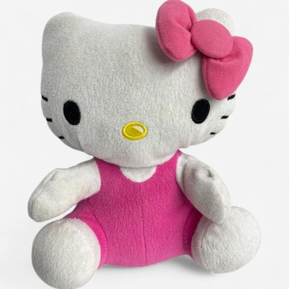 Plush Hello Kitty 2011 Sanrio 9" Pink Stuffed Toy Doll - Picture 2 of 9